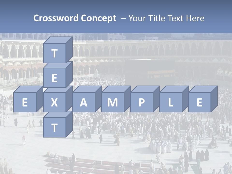 Middle Eastern Background Unique PowerPoint Template