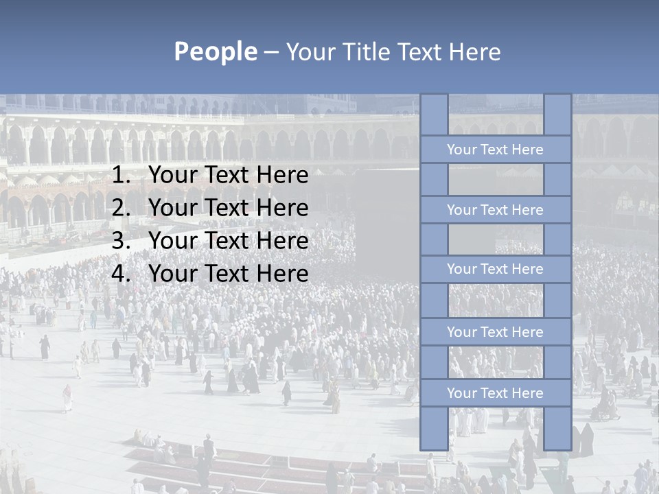 Middle Eastern Background Unique PowerPoint Template