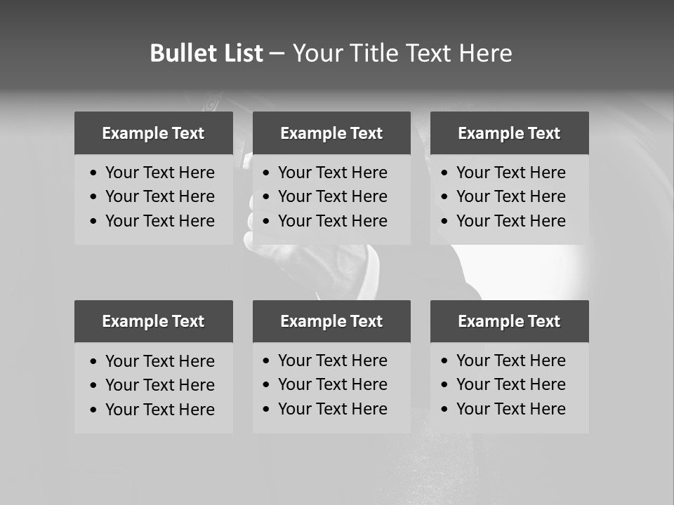Undercover Armed Revolver PowerPoint Template