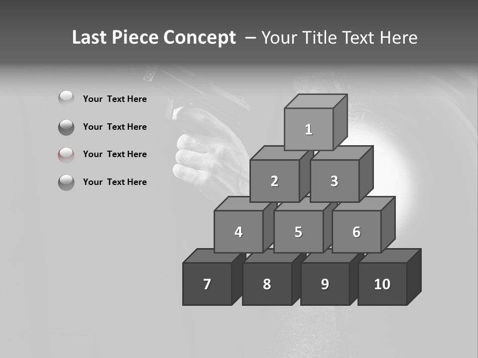 Undercover Armed Revolver PowerPoint Template