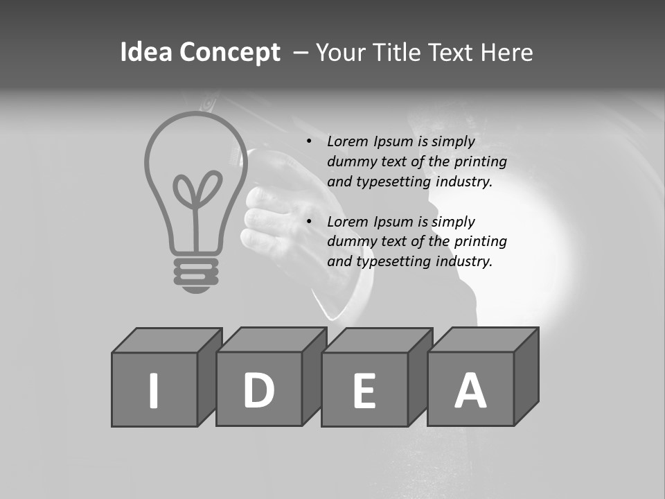 Undercover Armed Revolver PowerPoint Template