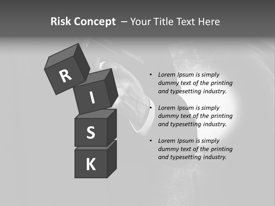 Undercover Armed Revolver PowerPoint Template