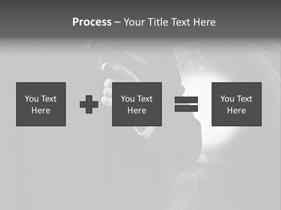 Undercover Armed Revolver PowerPoint Template