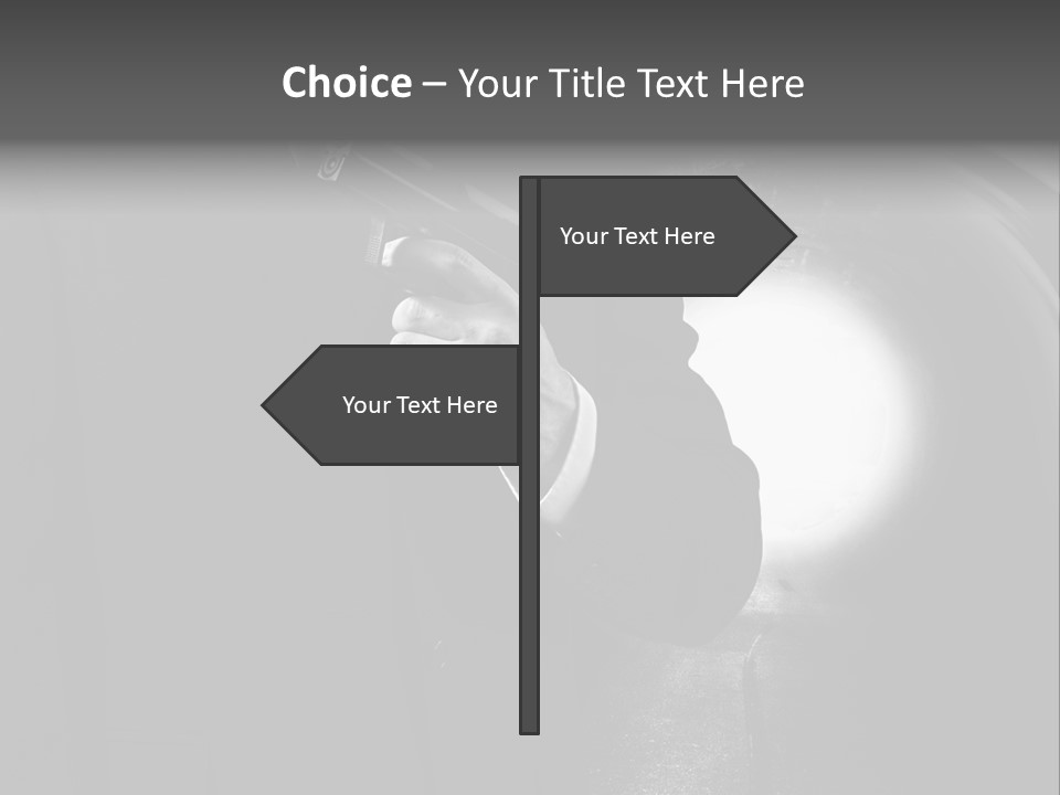 Undercover Armed Revolver PowerPoint Template