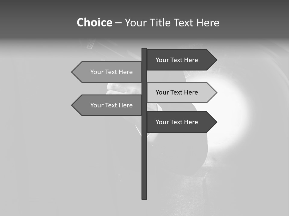 Undercover Armed Revolver PowerPoint Template