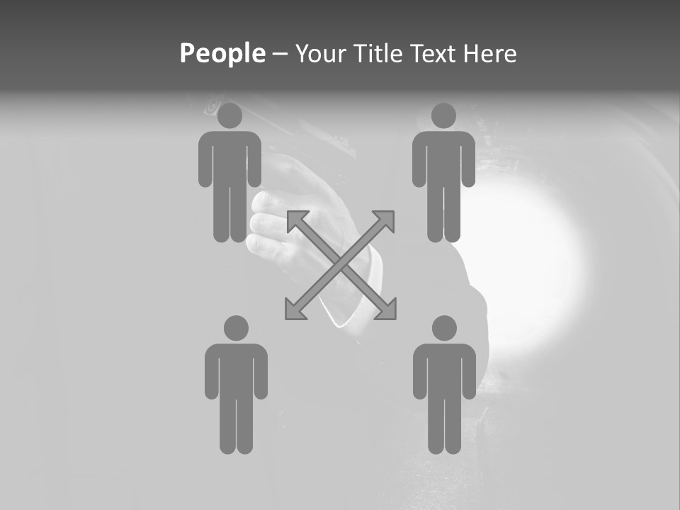 Undercover Armed Revolver PowerPoint Template