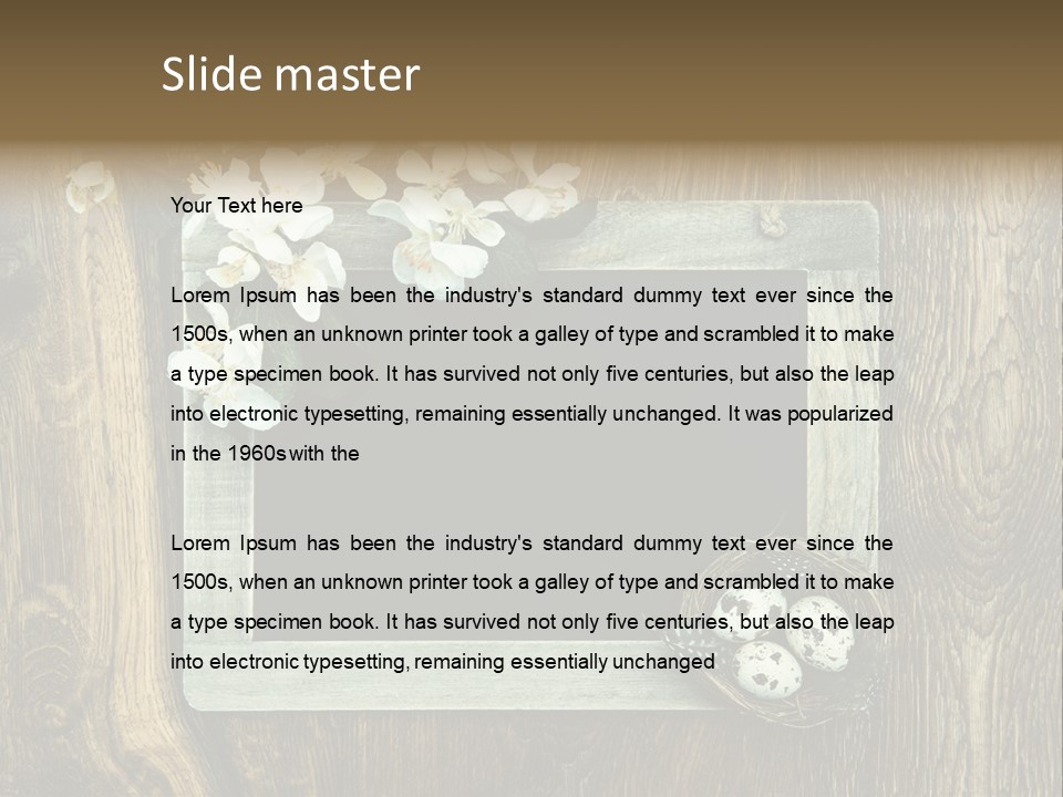 Detail Decoration Studio PowerPoint Template