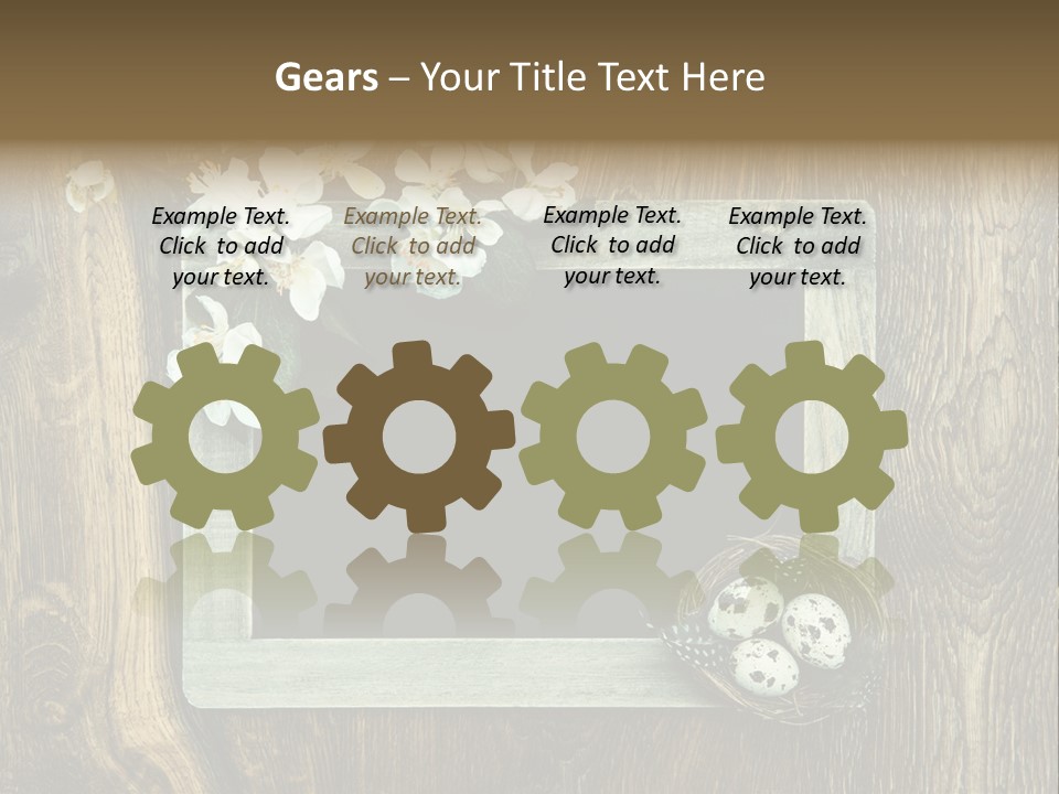 Detail Decoration Studio PowerPoint Template