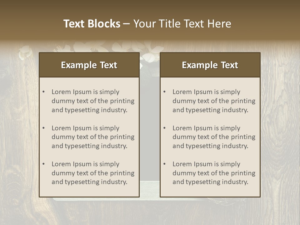 Detail Decoration Studio PowerPoint Template
