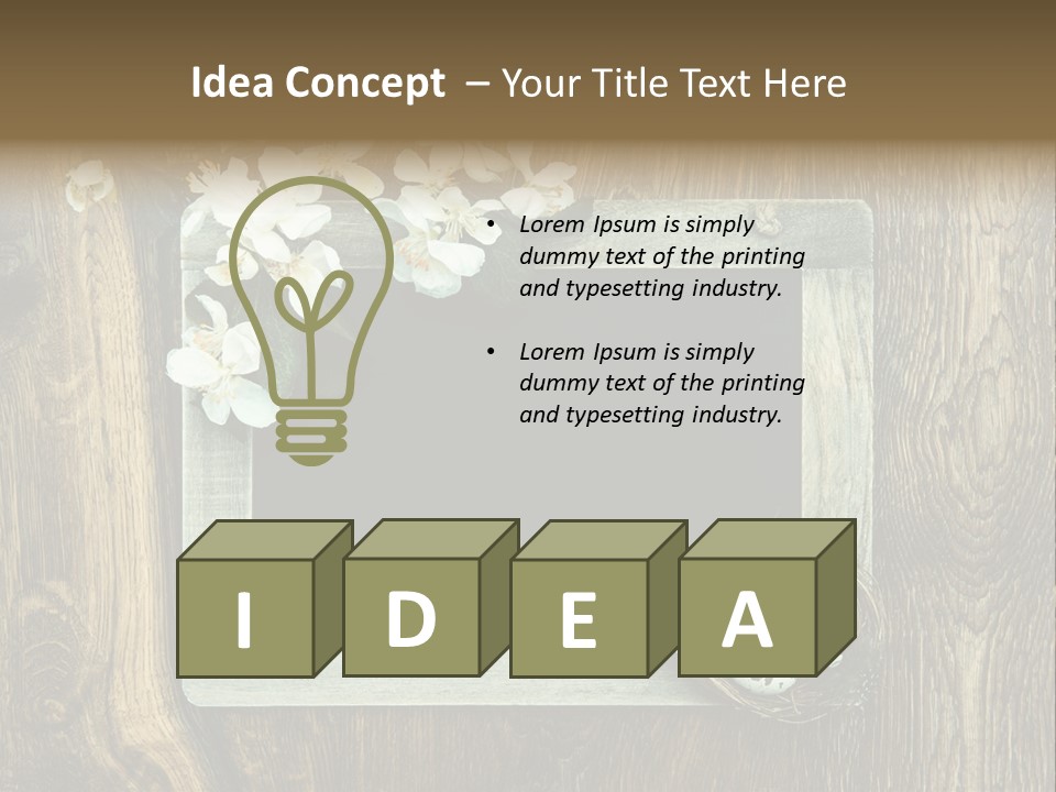 Detail Decoration Studio PowerPoint Template