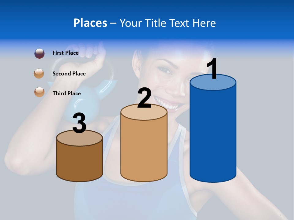 Bell Multiracial Working Out PowerPoint Template
