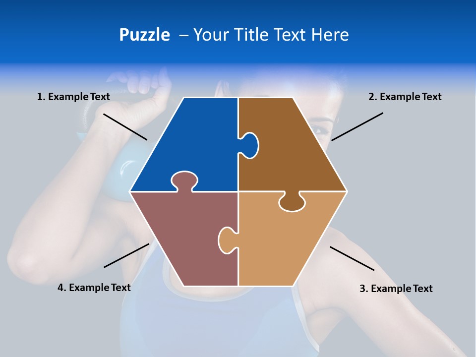Bell Multiracial Working Out PowerPoint Template