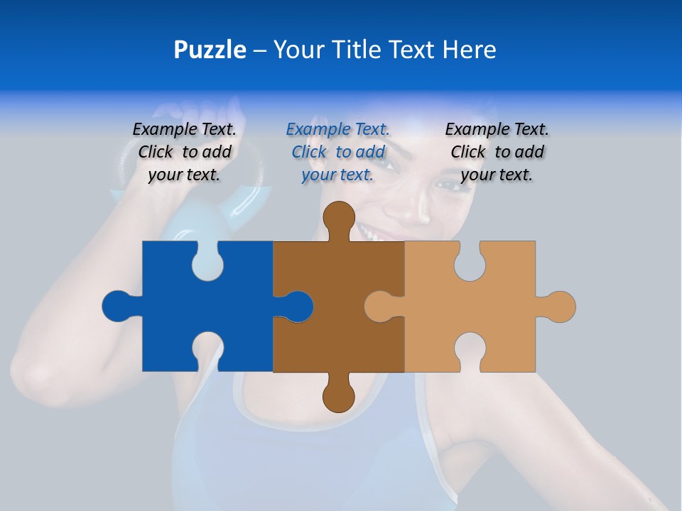 Bell Multiracial Working Out PowerPoint Template