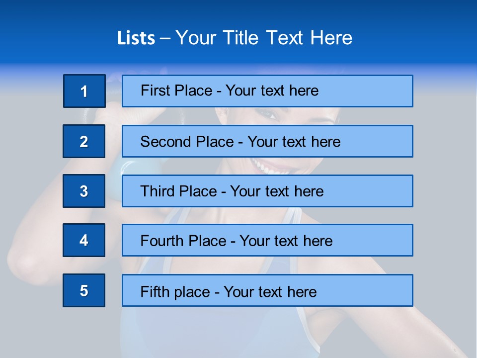 Bell Multiracial Working Out PowerPoint Template