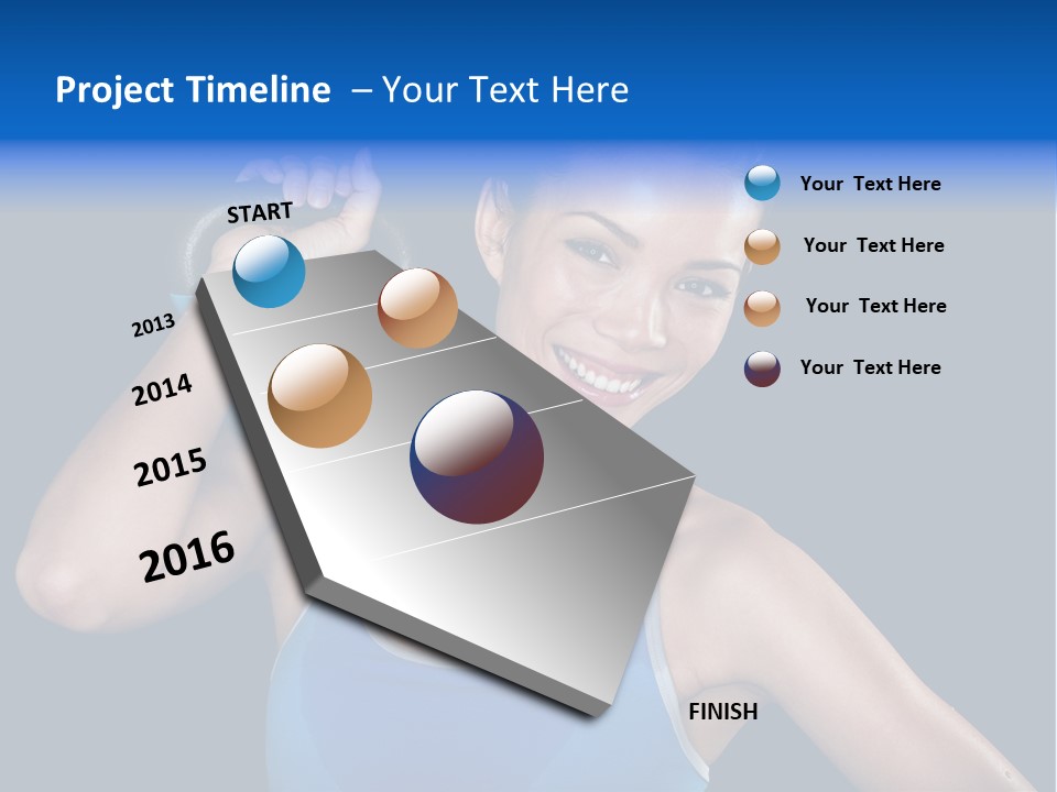 Bell Multiracial Working Out PowerPoint Template