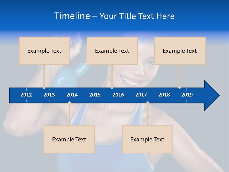 Bell Multiracial Working Out PowerPoint Template