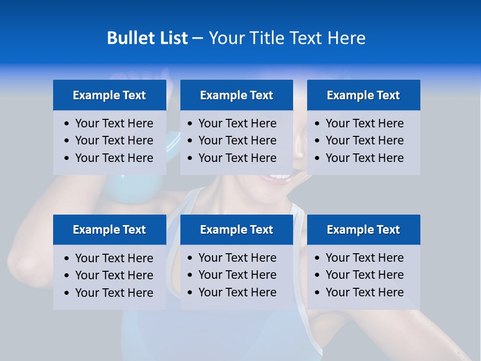 Bell Multiracial Working Out PowerPoint Template