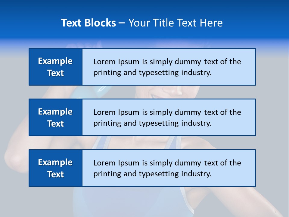 Bell Multiracial Working Out PowerPoint Template