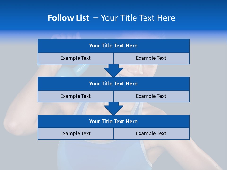 Bell Multiracial Working Out PowerPoint Template
