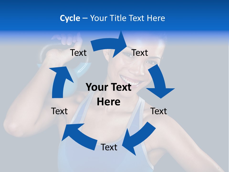 Bell Multiracial Working Out PowerPoint Template