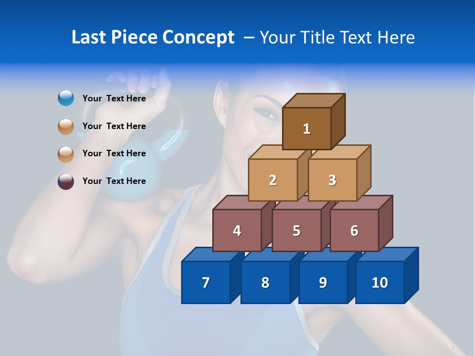 Bell Multiracial Working Out PowerPoint Template