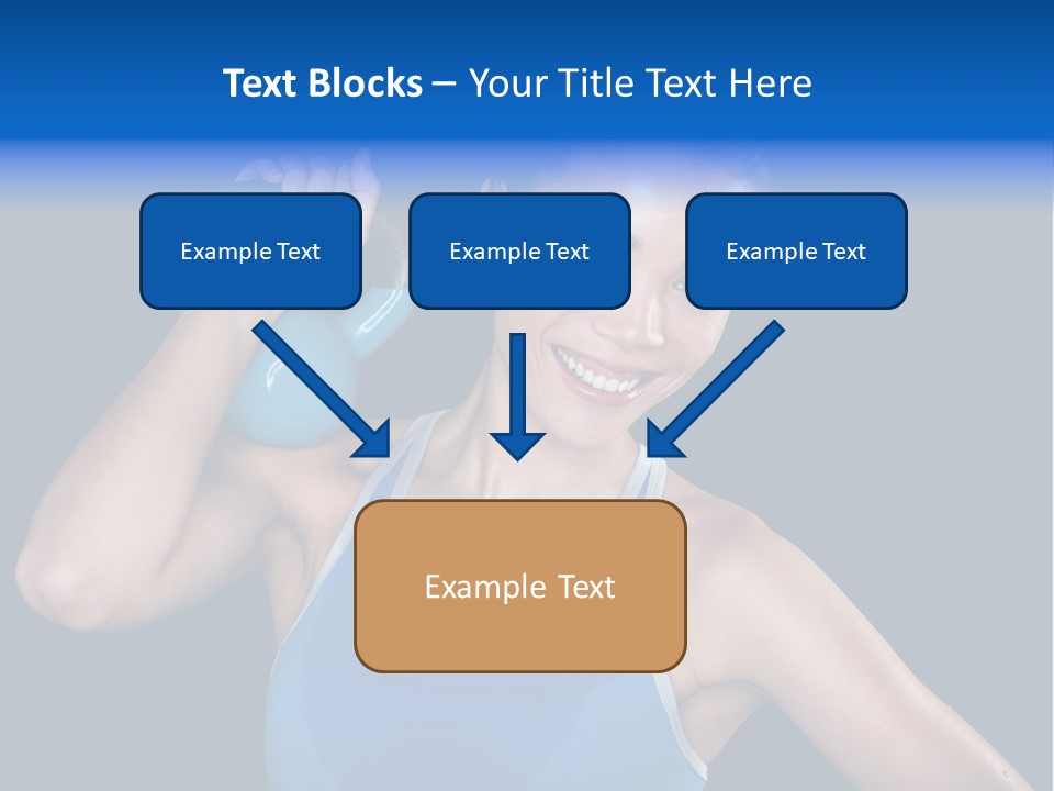 Bell Multiracial Working Out PowerPoint Template