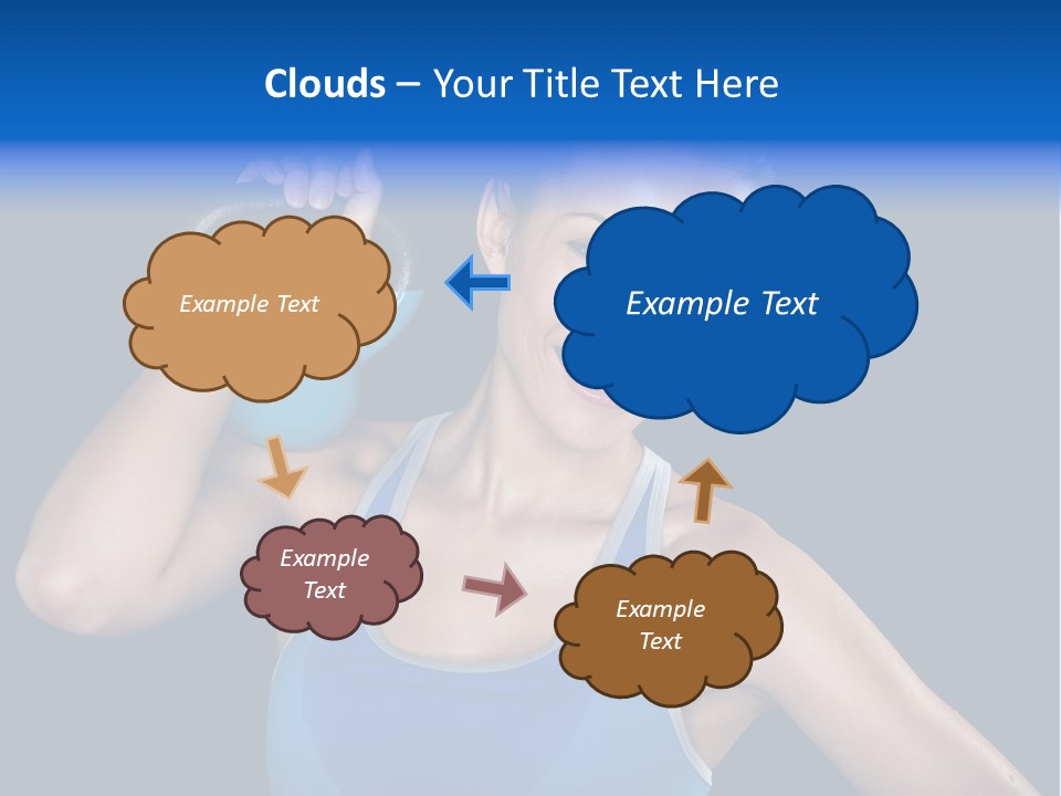 Bell Multiracial Working Out PowerPoint Template