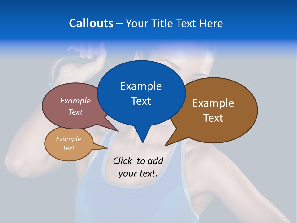 Bell Multiracial Working Out PowerPoint Template