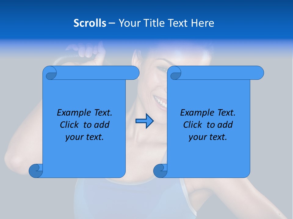 Bell Multiracial Working Out PowerPoint Template