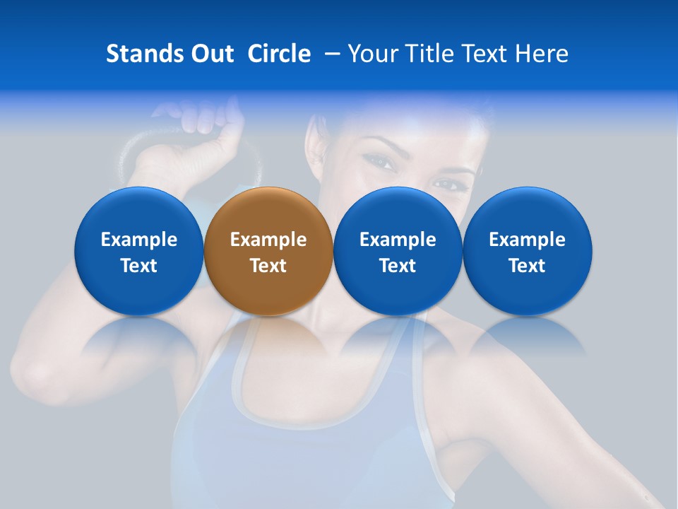 Bell Multiracial Working Out PowerPoint Template