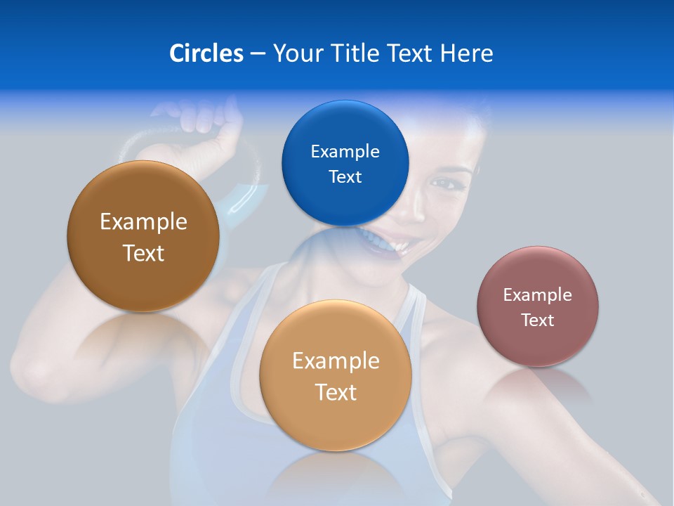 Bell Multiracial Working Out PowerPoint Template