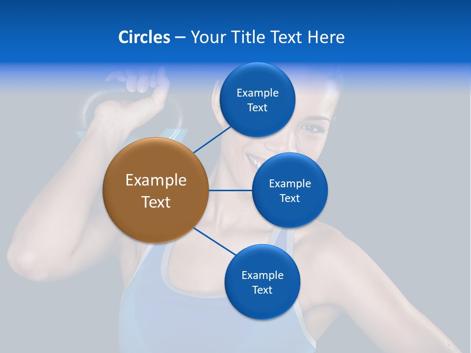Bell Multiracial Working Out PowerPoint Template
