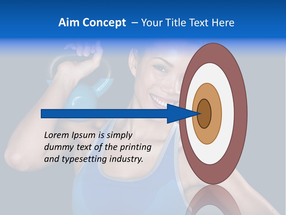 Bell Multiracial Working Out PowerPoint Template