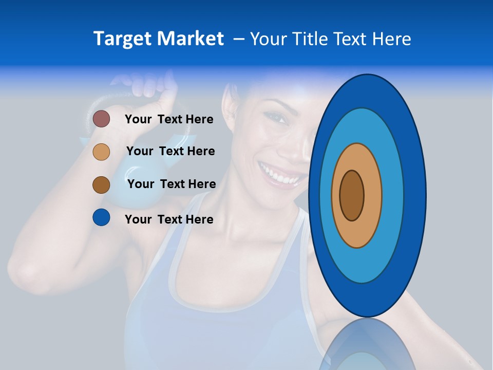 Bell Multiracial Working Out PowerPoint Template