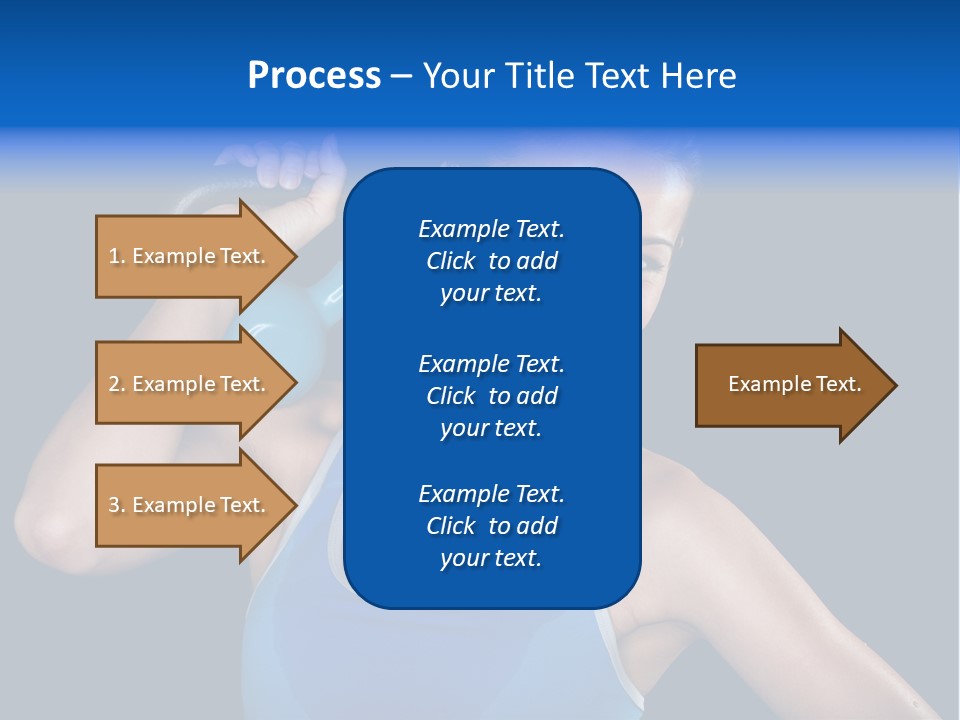 Bell Multiracial Working Out PowerPoint Template