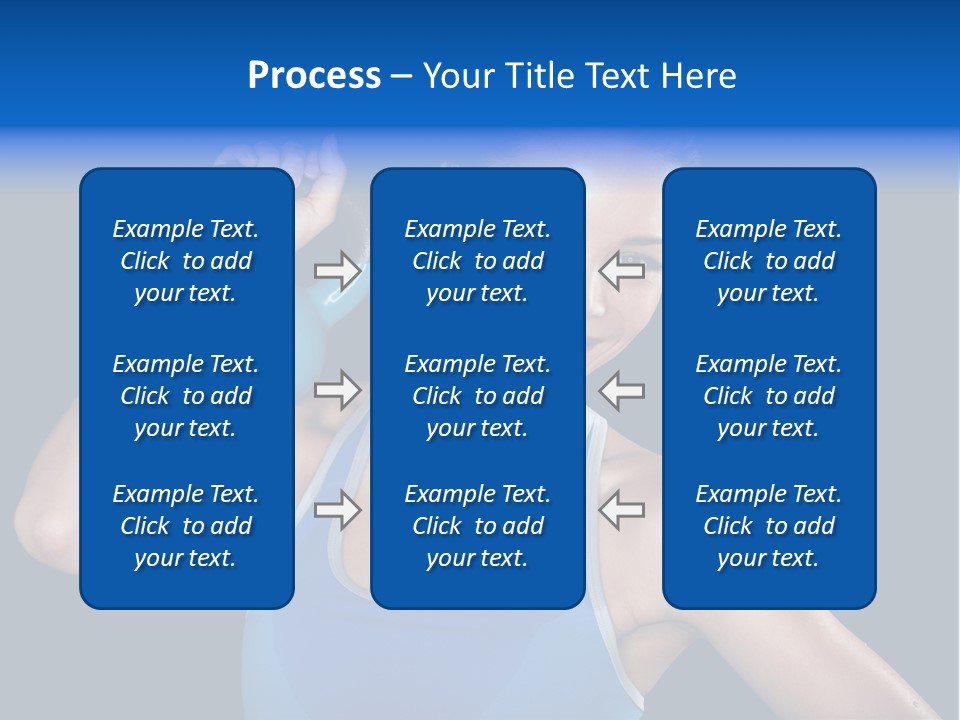 Bell Multiracial Working Out PowerPoint Template