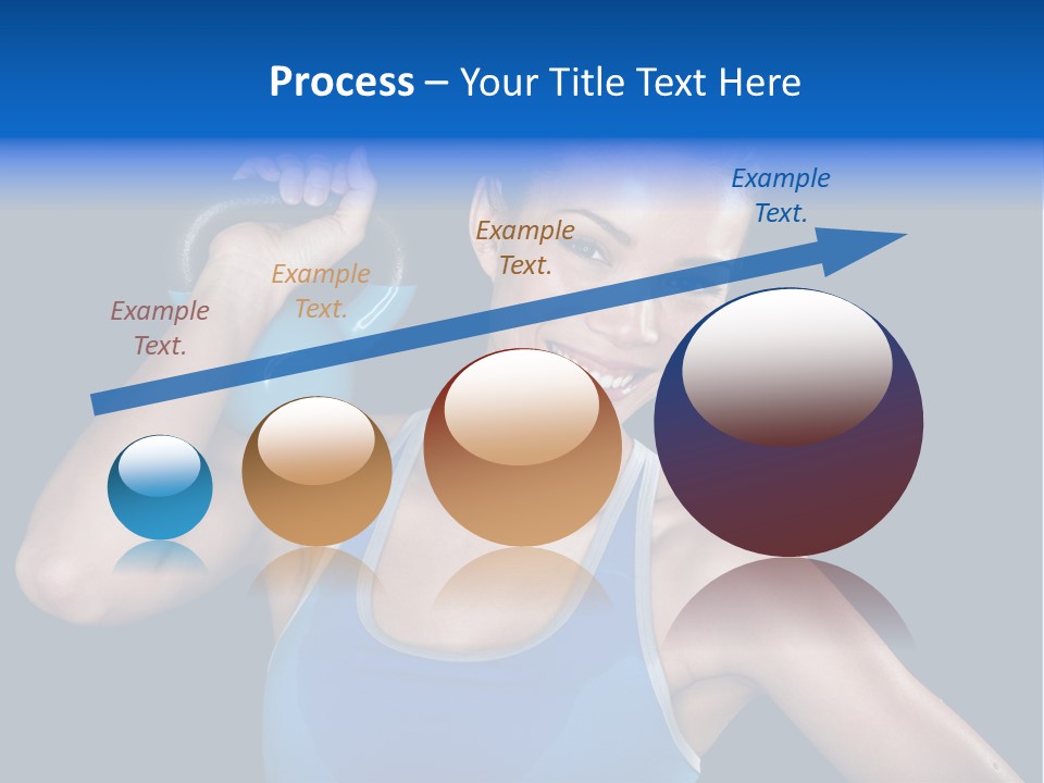 Bell Multiracial Working Out PowerPoint Template