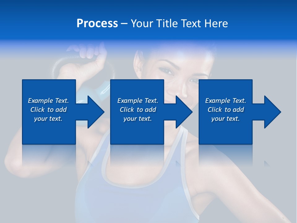 Bell Multiracial Working Out PowerPoint Template