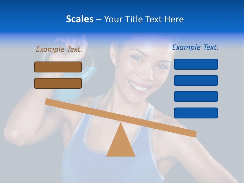 Bell Multiracial Working Out PowerPoint Template