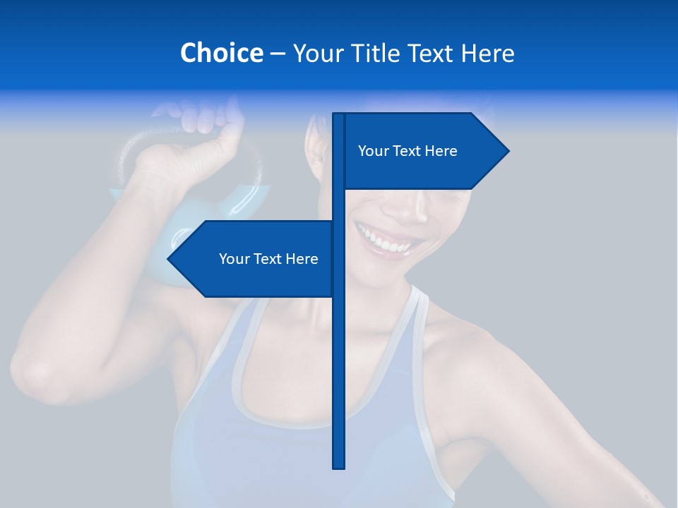 Bell Multiracial Working Out PowerPoint Template