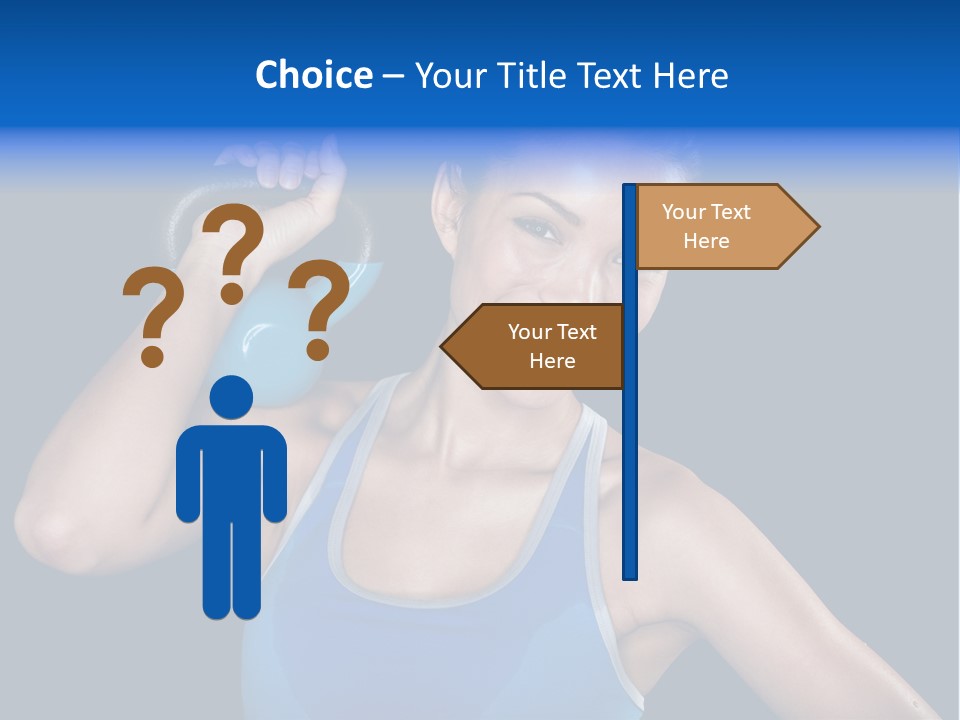 Bell Multiracial Working Out PowerPoint Template