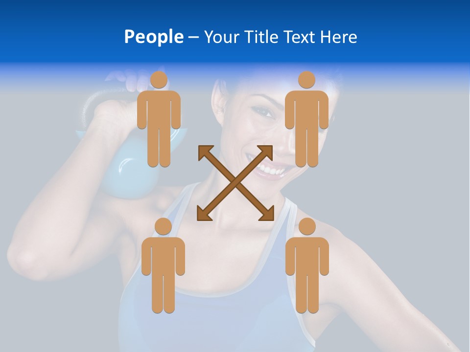 Bell Multiracial Working Out PowerPoint Template