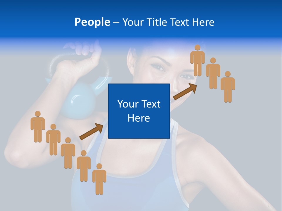 Bell Multiracial Working Out PowerPoint Template