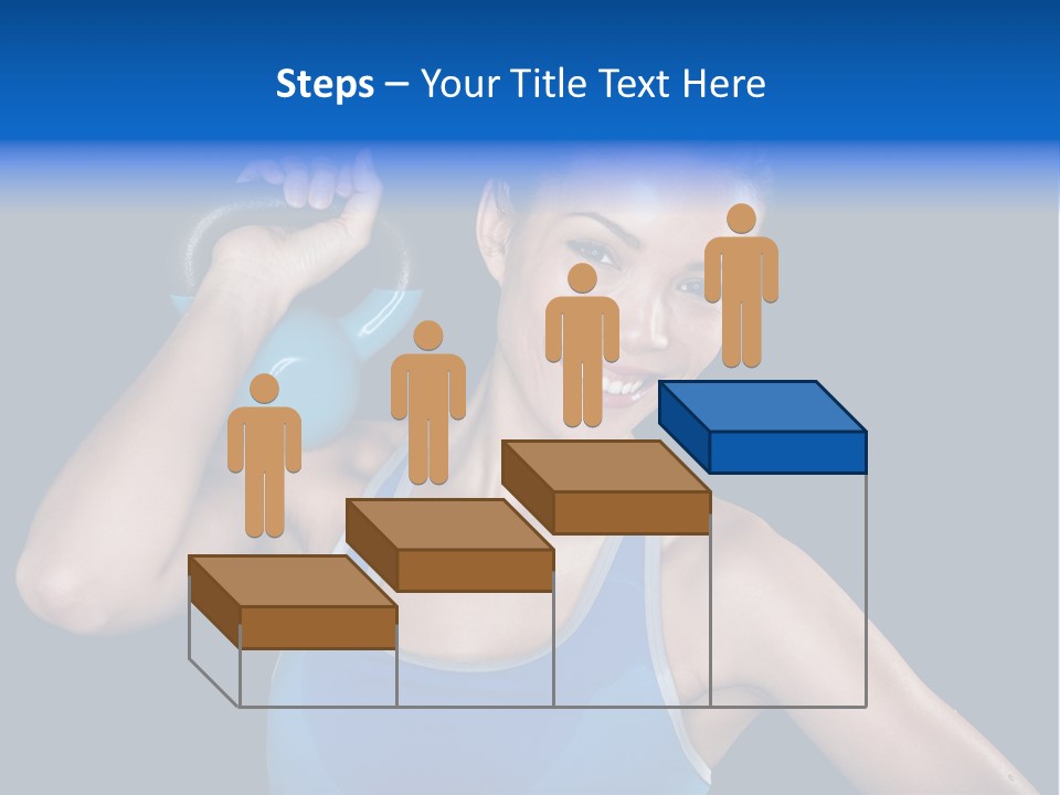 Bell Multiracial Working Out PowerPoint Template