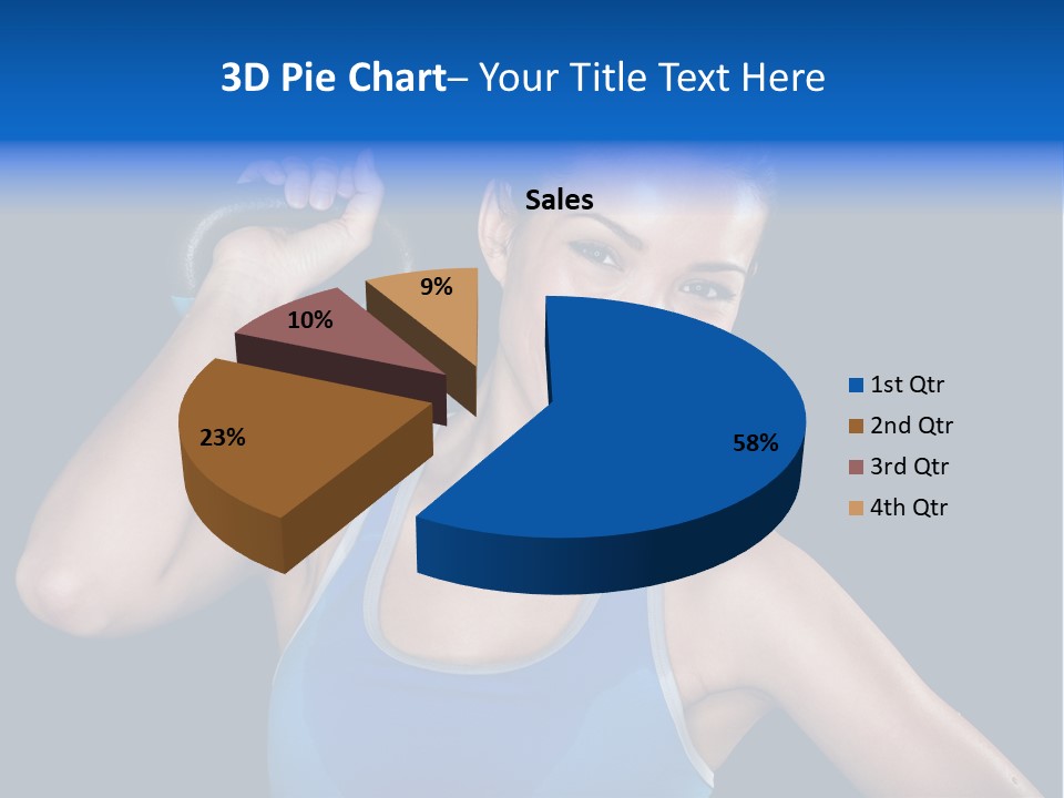 Bell Multiracial Working Out PowerPoint Template
