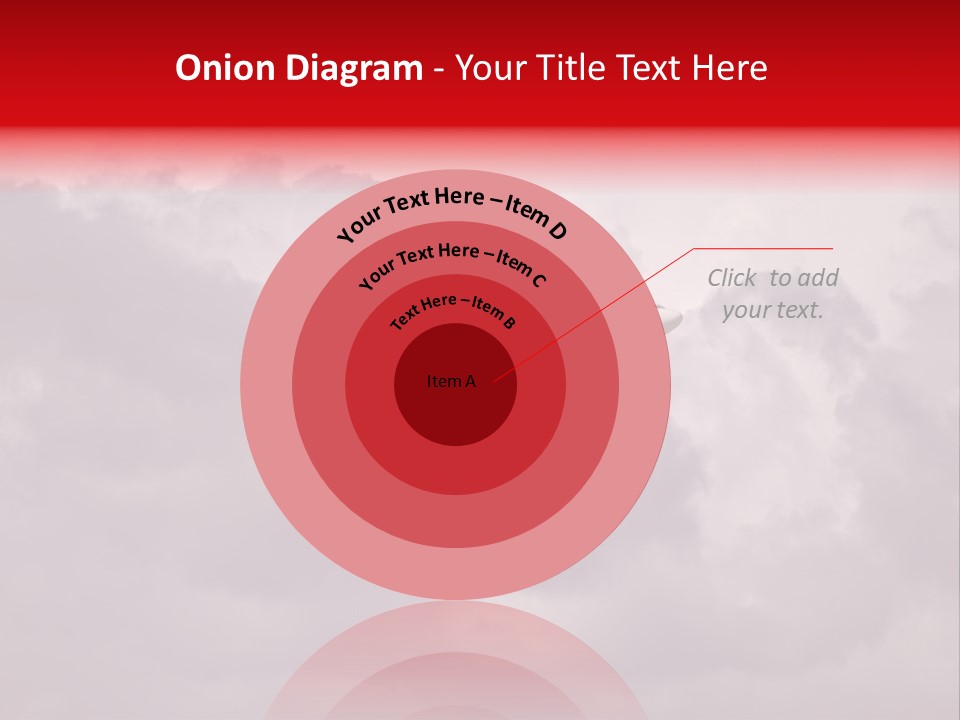 Blue Airliner Color PowerPoint Template