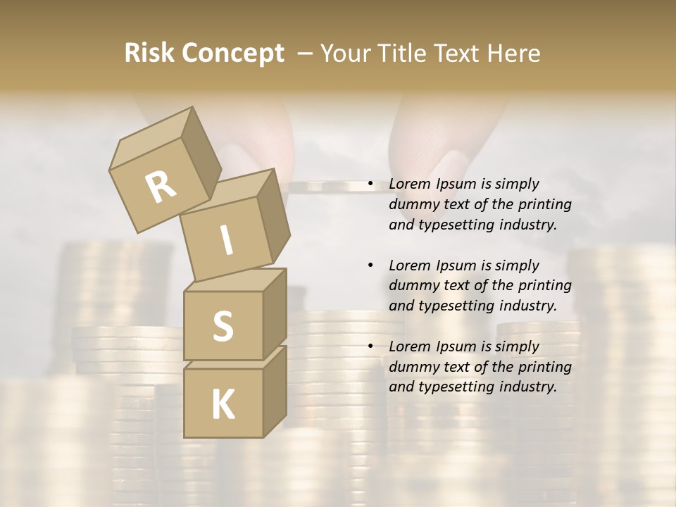 Insurance Economy Crisis PowerPoint Template