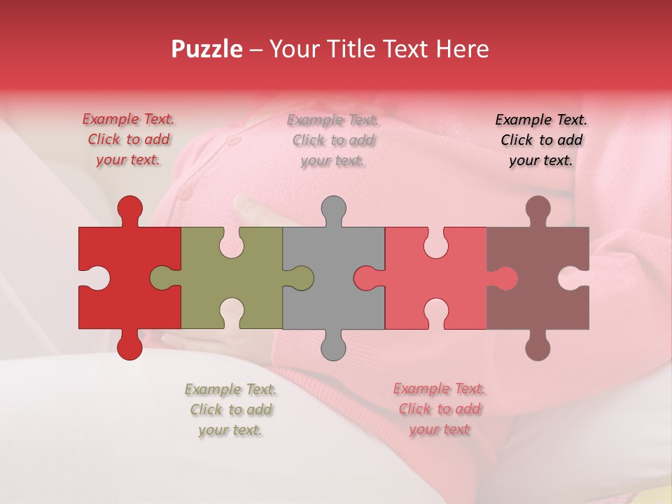 Attractive Clothing White PowerPoint Template