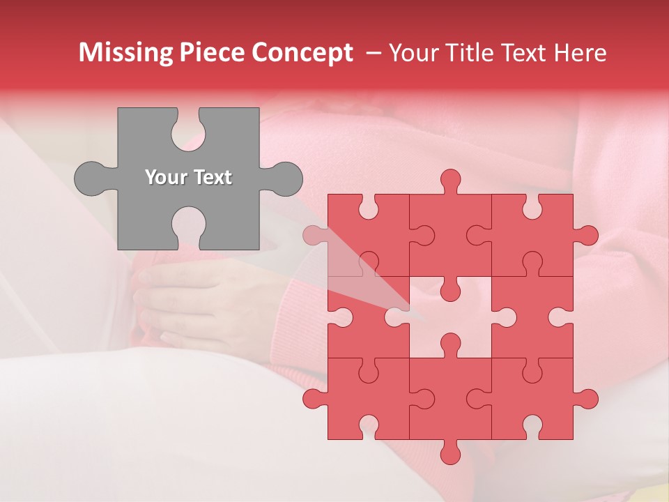 Attractive Clothing White PowerPoint Template