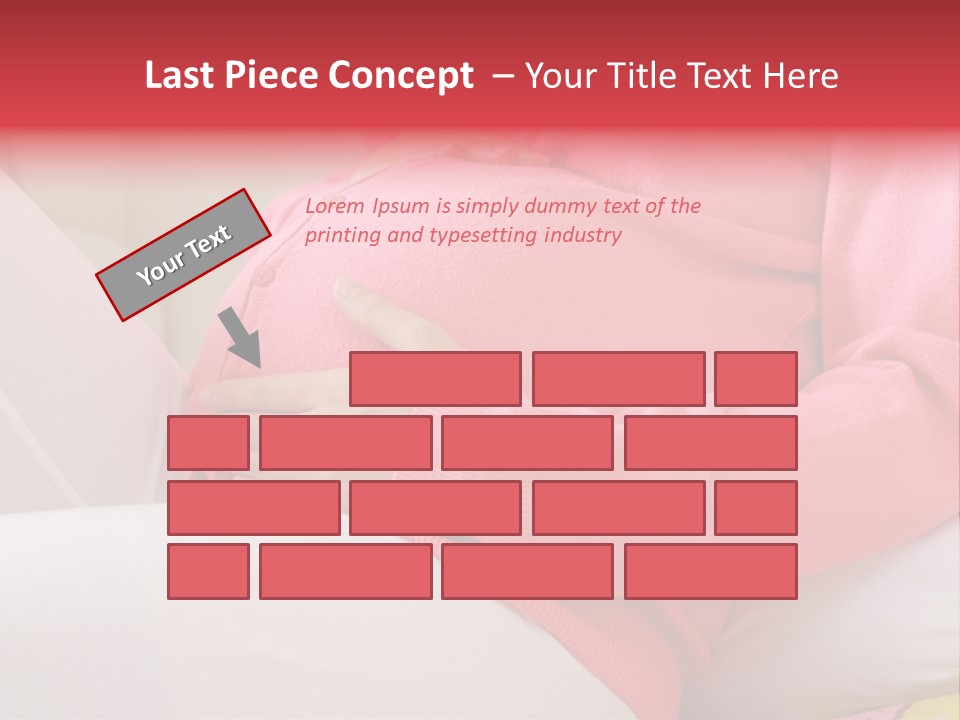 Attractive Clothing White PowerPoint Template